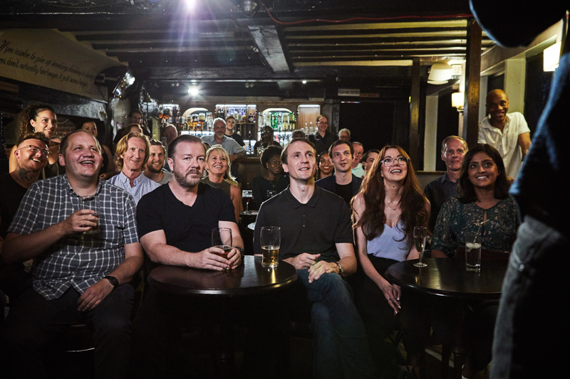Ricky Gervais After Life Pub Scene